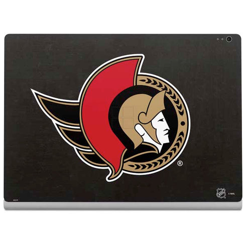 NHL Ottawa Senators Distressed Surface Book 2 13.5in Skin